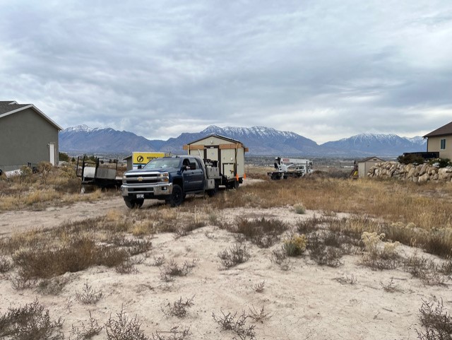 Towing the shed