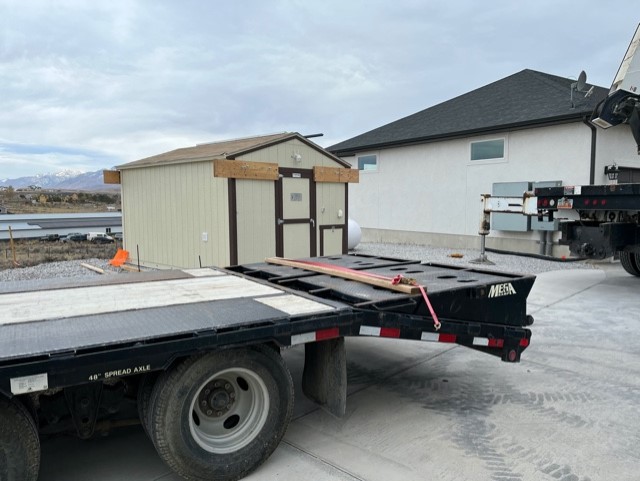 Unpacking the shed